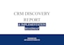 custom CRM discovery report and implementation roadmap